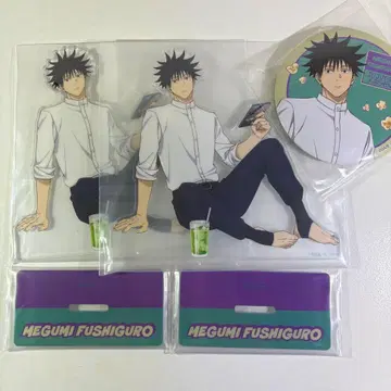 주술회전 아크릴 스탠드 캔뱃지 후시구로 메구미 굿즈