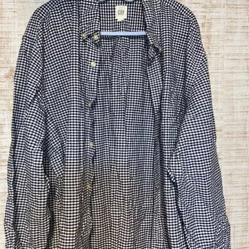 GAP 체크 무늬 셔츠 XXXL