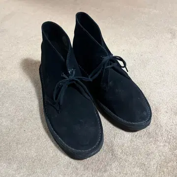 클락스 오리지널 디저트 부츠 블랙 스웨이드 23cm