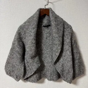 ANAYI 볼레로 숏 기장 가디건 38 알파카