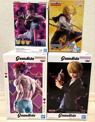 HUNTER x HUNTER 크라피카 히소카 프라이스 피규어 4점 세트