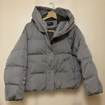 COMME CA ISM 후드 부착 다운 자켓 사이즈 7 모카