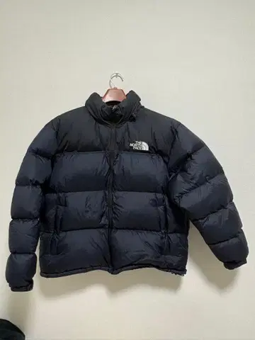 The North Face 블랙 네이비 다운 자켓 700 필