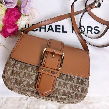 컨디션 최상 MICHAEL KORS 마이클코어스 숄더백 브라운 MK