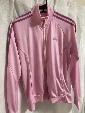 adidas 핑크 집업 저지
