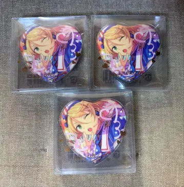 앙스타 시라토리 아이라 화이트데이 하트 캔뱃지