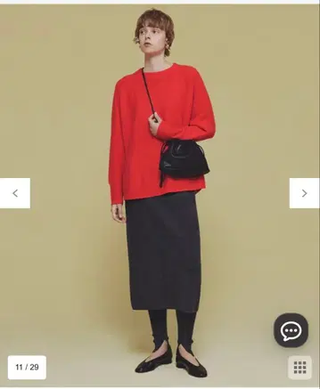 UNFILO 포근포근 니트 라운드 헴