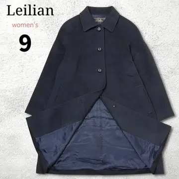 고급 [레리안] 캐시미어 100% 롱 코트 9호 다크 네이비 일본제