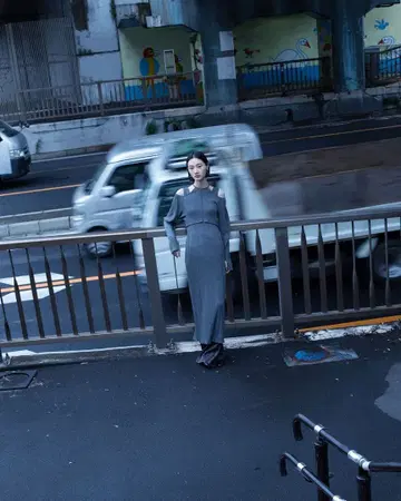 Random Ribbed Organic Cotton 2way Dress