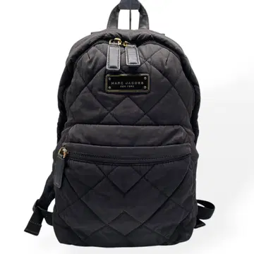 고품질 MARC JACOBS 퀼팅 나일론 백팩 블랙