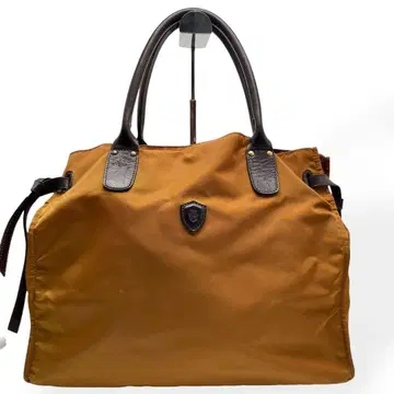 고품질 페리지 토트백 나일론 가죽 오렌지 A4