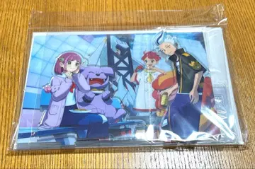 디오라마 아크릴 스탠드 블루베리 학원, 붙였다 떼는 스티커 3장 세트