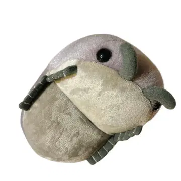 moco moco 그레이 둥근 벌레 봉제 인형 공벌레