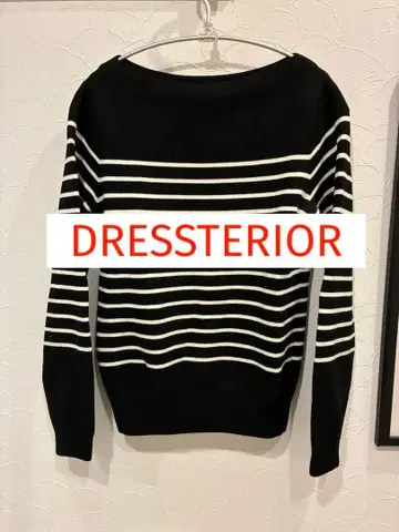 DRESSTERIOR 스트라이프 니트 긴팔