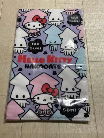 헬로키티 키티 하코다테 한정판 페이스 타월 새상품