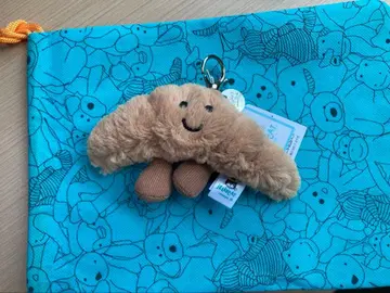 컨디션 최상 Jellycat 크루아상 키링 택 포함 새상품