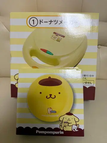 [미사용 새상품] 폼폼푸딩 도넛 메이커 & 플레이트 세트