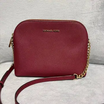 MICHAEL KORS 와인 레드 숄더백