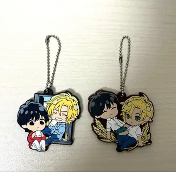데포라바! BANANA FISH 키링 아쉬 & 에이지 세트