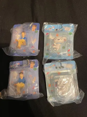 짱구는 못말려 미니어처 패키지 시로 히로시 4체 세트