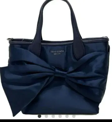 정가 51700엔 리본 포함 네이비 토트백