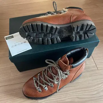 새상품 미사용 파라부트 아보리아즈 브라운 그레인 가죽 6.5