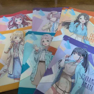 학원 아이돌 마스터 클리어 파일 18장 세트 로손