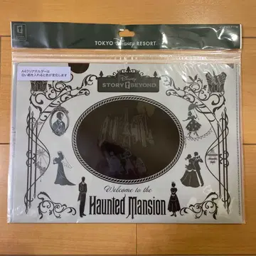 도쿄 디즈니 리조트 . 호손티드 맨션 클리어 홀더 세트