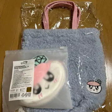 새상품 SEVENTEEN 세부치 봉봉이 fluffy 백 파우치 2개