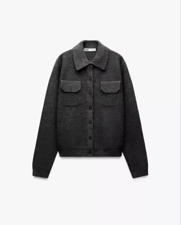 ZARA 폴로 넥 니트 자켓 미사용 새상품