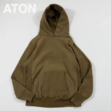 ATON 에이톤 NATURAL DYED URAKE 후드티