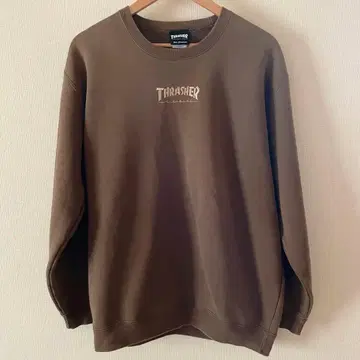 THRASHER 트레셔 자수 로고 맨투맨 트레이닝복 XL