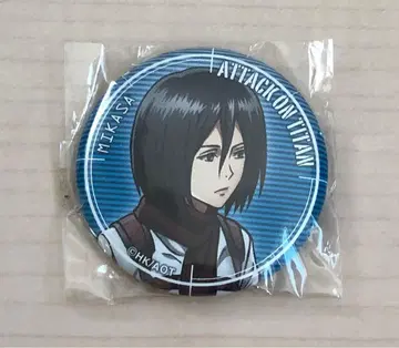 미개봉 진격의 거인 미카사 세븐 캔뱃지