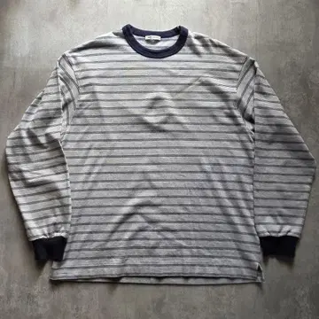 UNIVERSAL PRODUCTS MULTI BORDER T-SHIRT