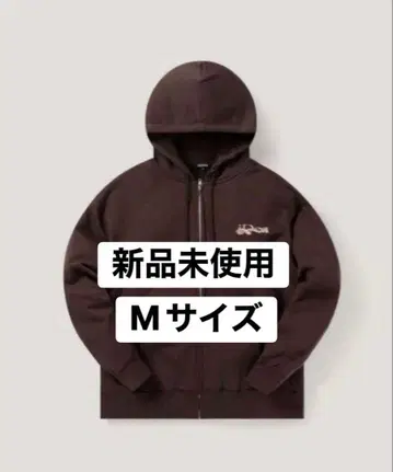 IDEASWAM 지퍼 후디 브라운 M