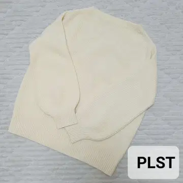 PLST 플라스테 울 캐시미어 블렌드 보틀넥 편하찌 편직 니트 M