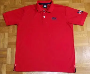 캔터베리 레드 피케 셔츠