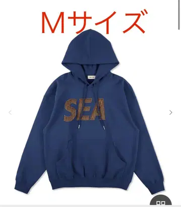 WIND AND SEA 후디 M 사이즈 네이비