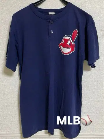 [ 구제 의류 ] MLB 인디언스 티셔츠