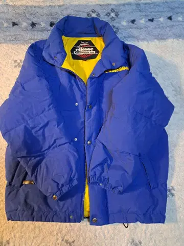 ellesse 다운 자켓 L 블루