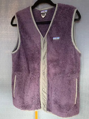 patagonia 보아 베스트 M 보라색