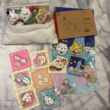 치이카와 (먼작귀) 해피 홀리데이 안녕한 침대와 이어지는 마스코트 세트