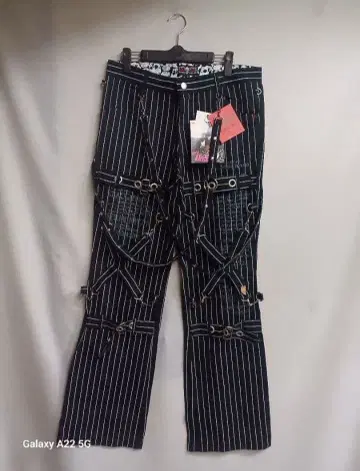 MAD 남성용 스트라이프 본지티 팬츠 L