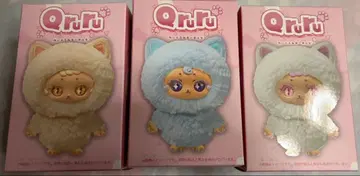 Qruru 봉제 인형 키링 3개 세트 라브브풍