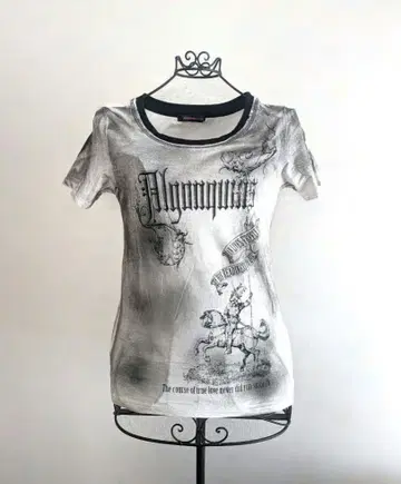 ALGONQUINS 스컬 나이트 T셔츠