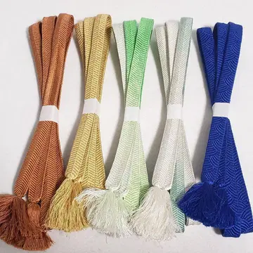 (0787) 허리띠 5점 묶음 판매 오비끈 기모노 일본 의류 잡화