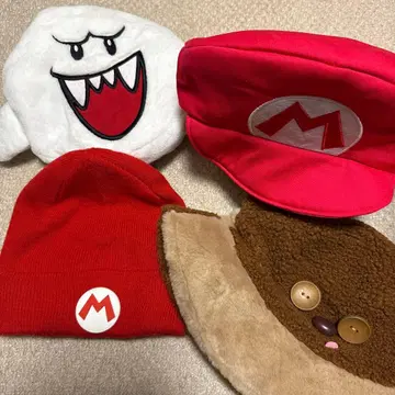 마리오와 유령의 모자 4개 세트
