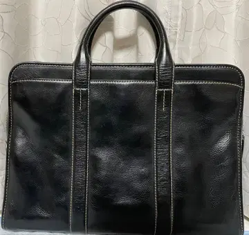 다케오 키쿠치 소가죽 비즈니스 백