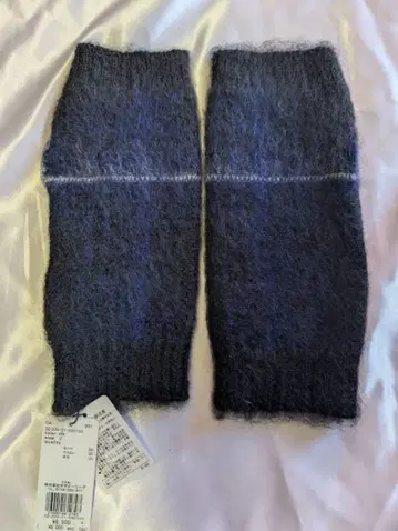 미사용 새상품 estnation 핸드 워머 모헤어 네이비