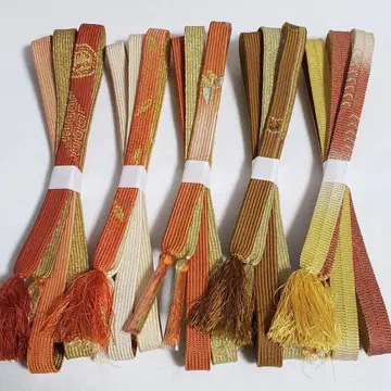 (0789) 허리띠 5점 묶음 판매 오비끈 기모노 일본 의류 잡화